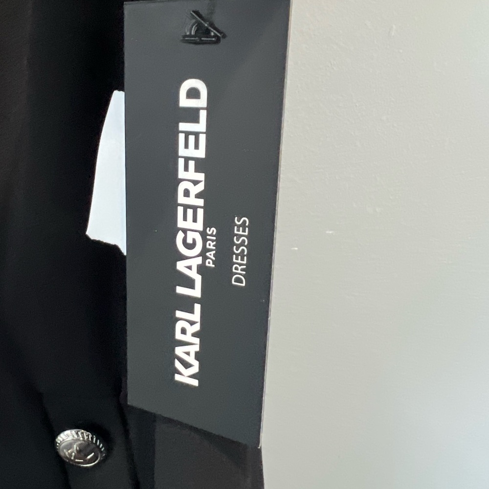 Karl Lagerfeld Black and White Mini Dress - Picture 4 of 4